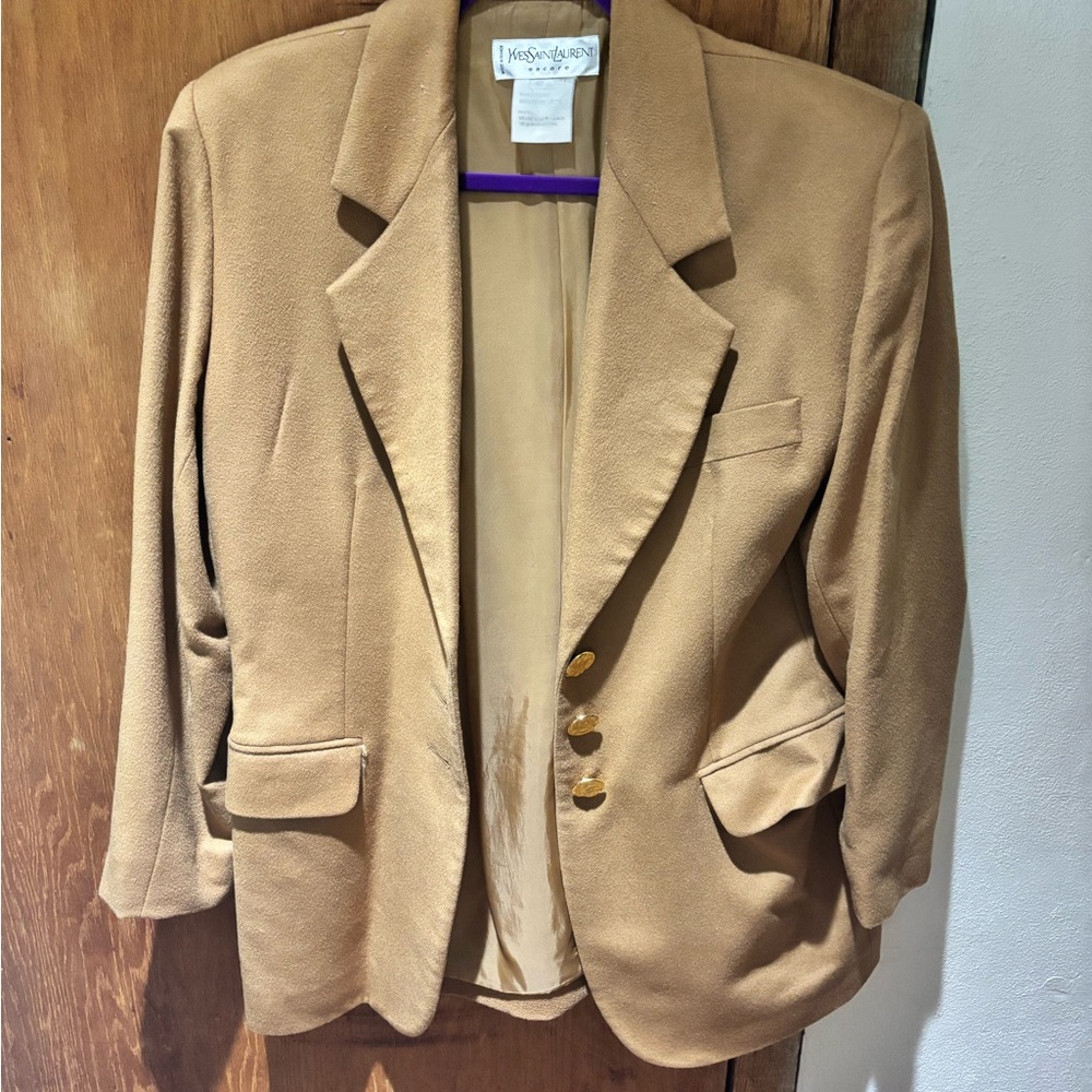 Yves Saint Laurent Women’s Vintage Wool/Cashmere Blazer